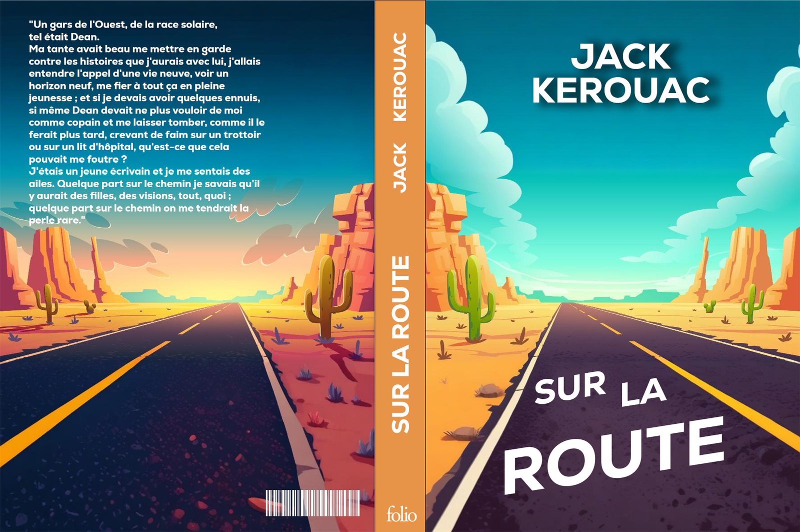 Couverture Livre Kerouac Version A